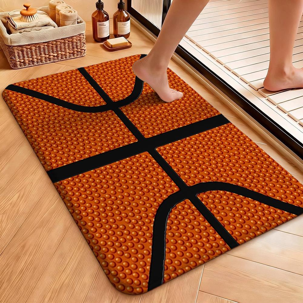 Basketball Court Rectangular Rug Allseason Carpet For Gaming Room Study Living Room Home Party Decor Christmas Gift