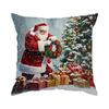 Retro Santa Claus  Gifts  Cushions Pillowcase Cushion Cover Throw Pillow Sofa Decoration Pillowcover Home Car Decor