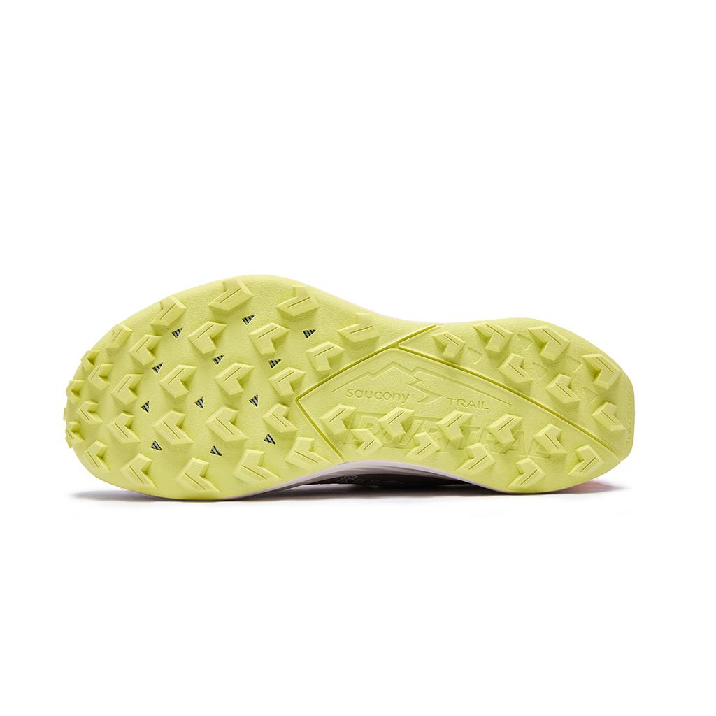 SAUCONY Peregrine 15 Multifunctional Professional Trail Low-Top Running Shoes Unisex Running Shoes Gray Yellow S20990-154