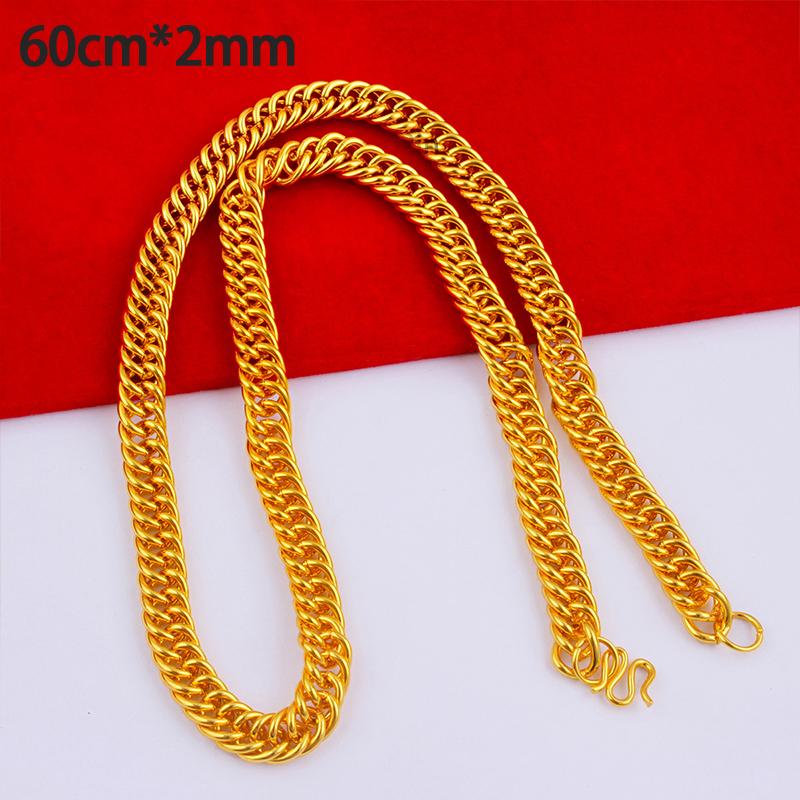 Alloy Gold Plated Necklace for Women  Fashion Imitation Snake Bone Chain Twisted Statement Chain for Evening Party