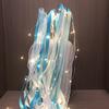 Yousheng Ribbon Fairy Wand Light-up Wedding Wand Glow Lace And Ribbon Stick with Bell for Wedding Reception Graduation Birthday Party New Year