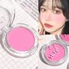 Monochrome Blush Palette Rose Orange Soft Mist Girl Blusher Powder Natural Face Makeup Matte Peach Rouge Contour Shadow Palette