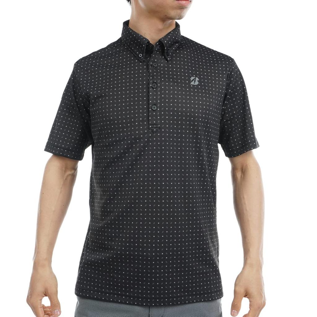 BRIDGESTONE Golf Men's Short Sleeve Button-Down Shirt YGM07A