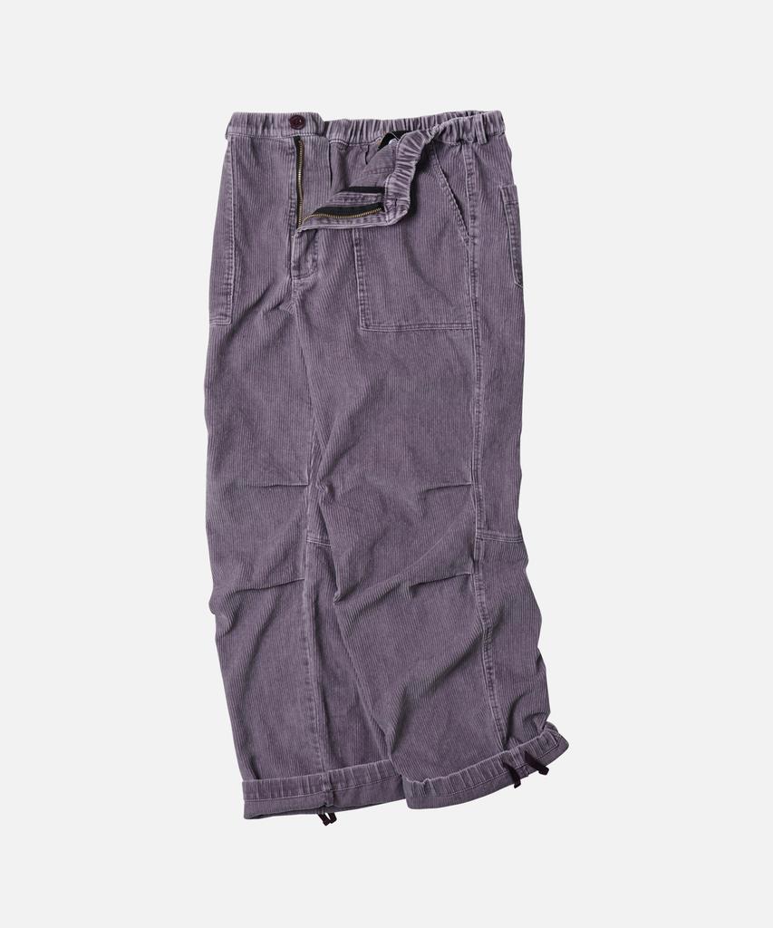 FRIZMWORKS Corduroy Banding Wide Fatigue Pants _ Red Bean