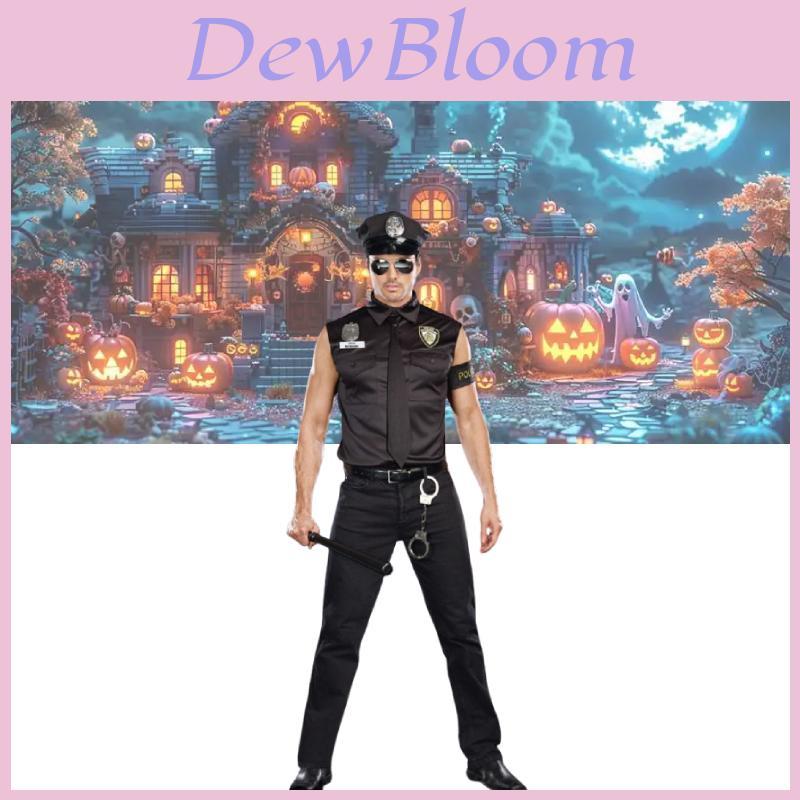 Costume di Halloween a tema gioco per uomo con materiale in poliestere per esibizione scenica
