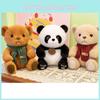 Bear Scarf Panda Plush Toy Room Decoration Ornaments Children Gift Festivals
