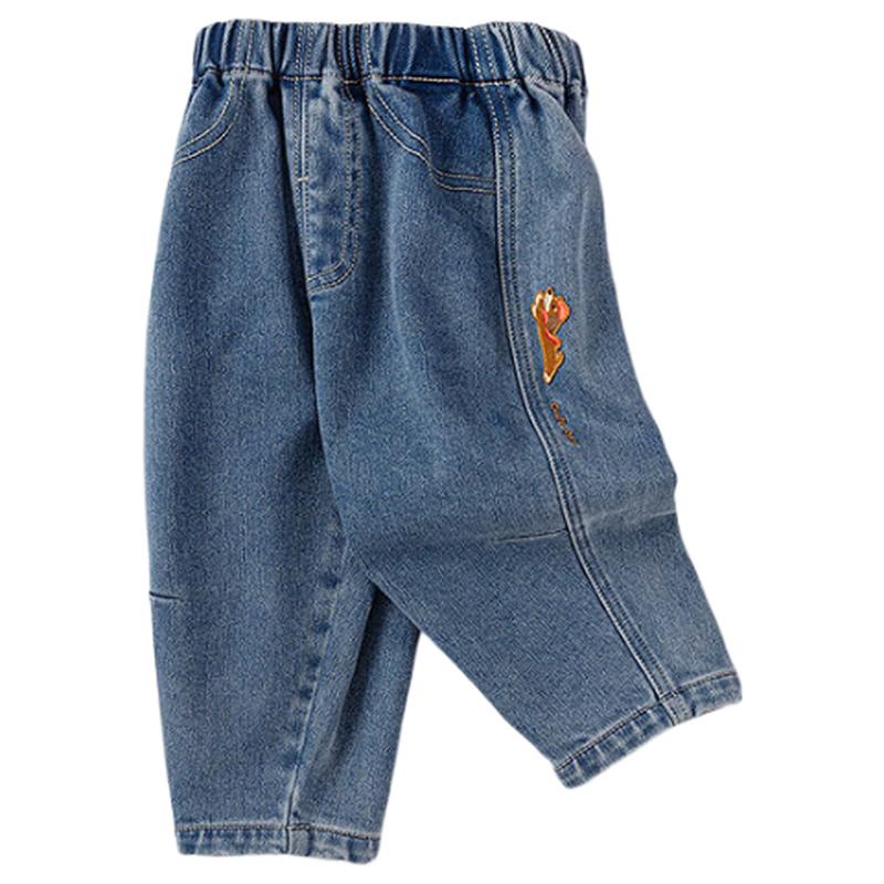 Balabala Unisex Kids' Loose-Fit Denim Long Pants