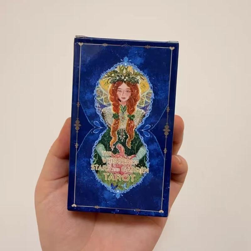 86 Sheets 10.3X6Cm Cartoon Tarot Cards The Whisper Of Stars And Garden Tarot Deck Based On Rider Waite System