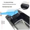 Eco-Friendly Black Hair Dyeing Bowl - Square Salon-Quality Mixing Tool for Color Paste