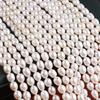1String, White Natural Freshwater Pearl, Handmade Rice Pearl Beads, 8-9mm, for DIY Necklaces Bracelets Supplies, Women Crafts 36cm