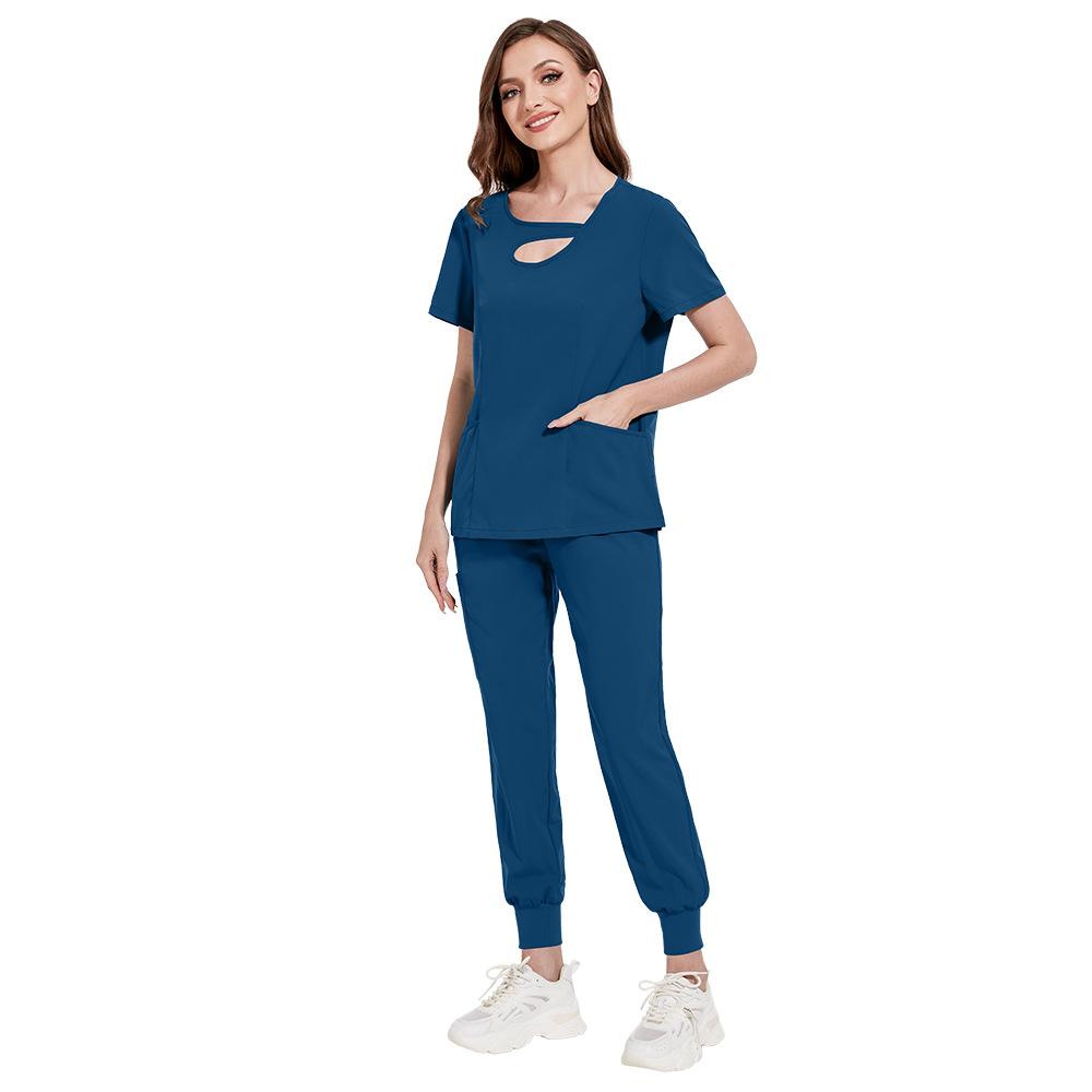 Beauty Workwear Women Medical Nurses Surgical Set Pants Clinic Carer Clothes Nursing Jogger