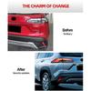 2PCS Car LED Reflector Light For Toyota Corolla Cross 2020 2021 2022 Rear Fog Lamp Bumper Brake Light Dynamic Turn Signal