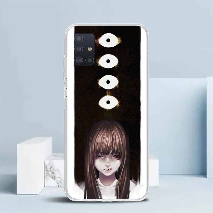 Oyasumi Punpun Soft Cover for Samsung Galaxy A12 A22 A32 A52 A72 A02S Phone Case Note 20 Ultra 10 S10 Plus A51 A71 A50S A20S A10