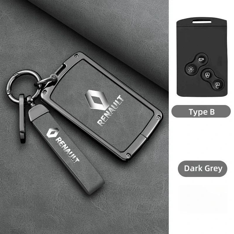 Copricerchi Lega di Zinco Custodia Cover Guscio Portachiavi per Auto per Renault Koleos Captur Kadjar Megane Clio 5 Talisman Arkana Zoe Scenic