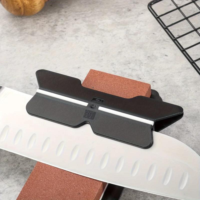 Fixed Angle Sharpening Jig 4-in-1 Universal Honing Guide Tool for All Types of Knives Chisels Scissors Daily Use