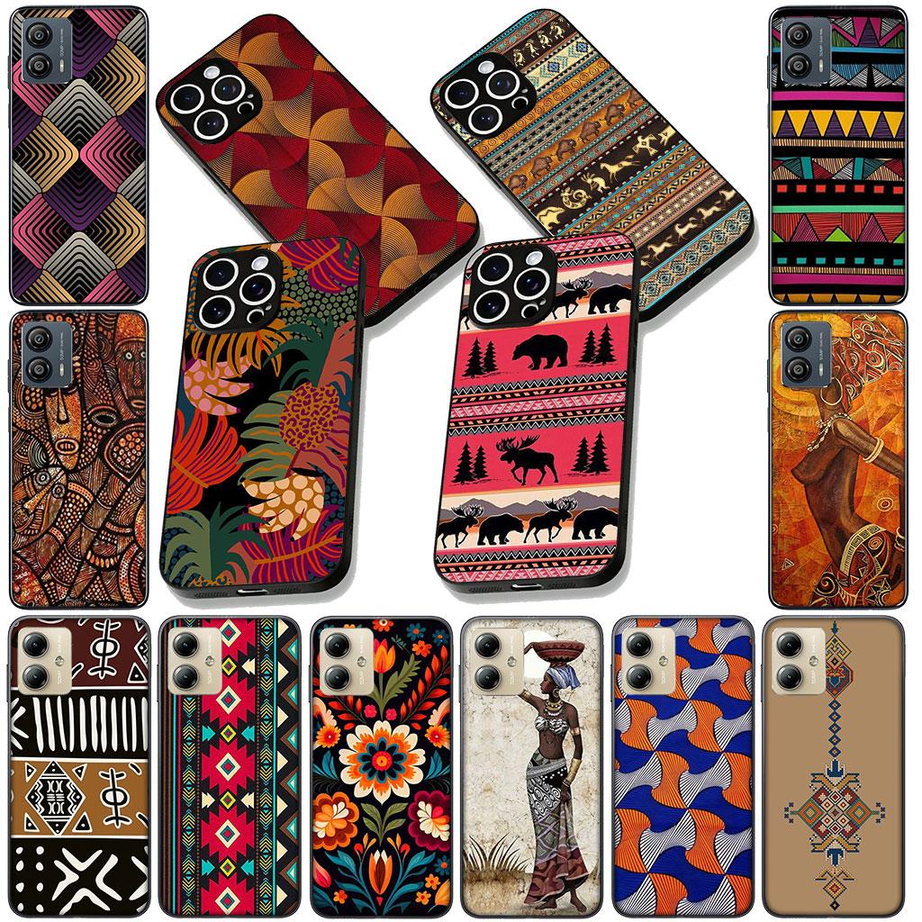 African Wax Print Design Casing Phone Cover for Xiaomi Redmi 15 9A 9C NFC 7A 9T Note 9 8 7 8T 15c A5 Soft Case
