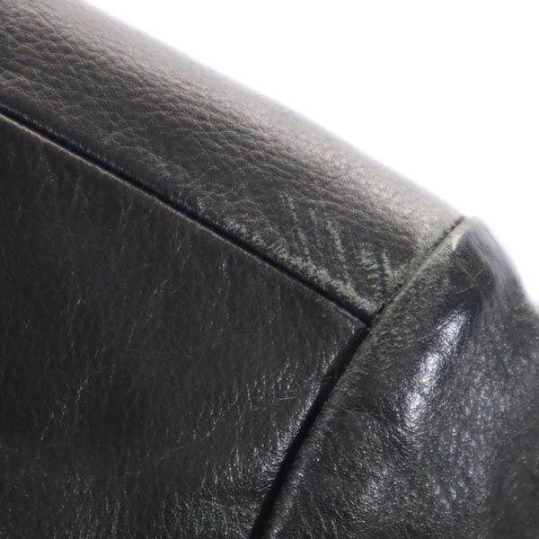 Cherokee Cotton Filling Leather Jacket M Black Genuine Leather Women Used