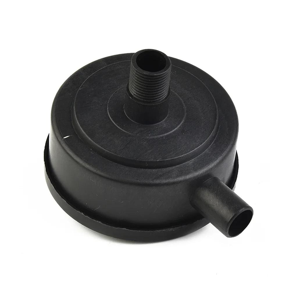 Pump Accessories Air Compressor Silencer Muffler with 20mm Air Filter Noise Reduction Plastic + Paper Material Black