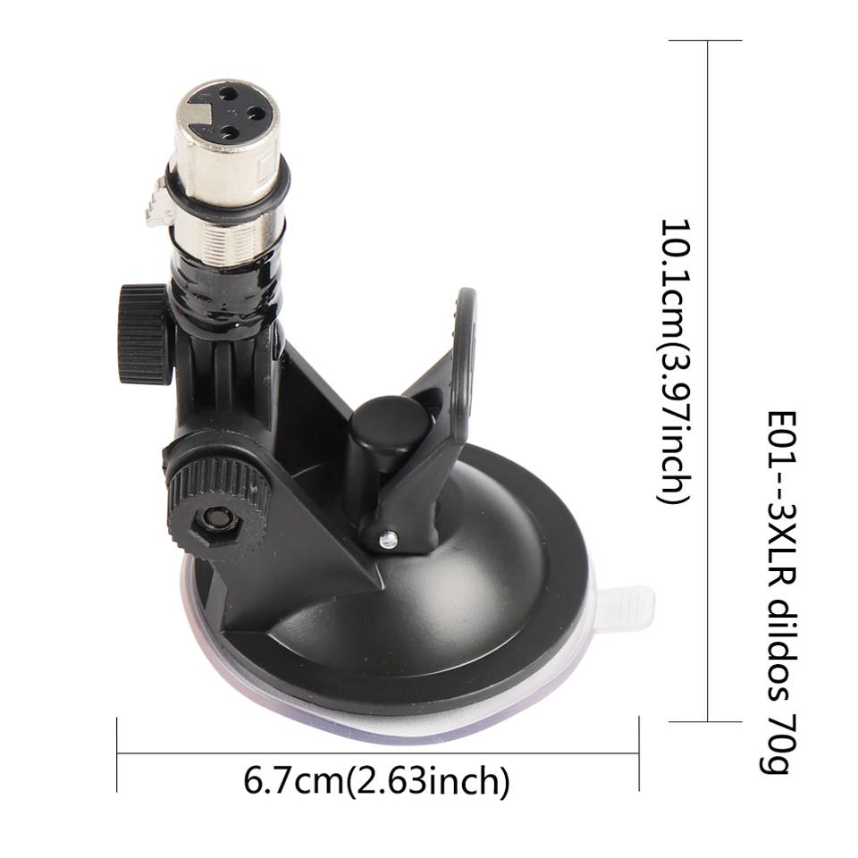 DTSUDU Sex Machine Accessory For Sex Machine, With 3XLR Connector, Toy Suction Cup, Adjustable Length Angle Accessory