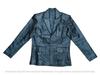 100% Leather Lambskin Handmade Black Stylish Blazer Business Causal Formal Men