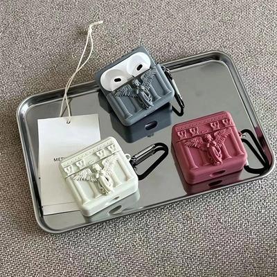 Für AirPods Pro 2 3D Gott Engel Silikon Kopfhörer Abdeckung für AirPods Pro 1 2 3 Fall Kreative Ohrhörer Lade Abdeckung für AirPods 3