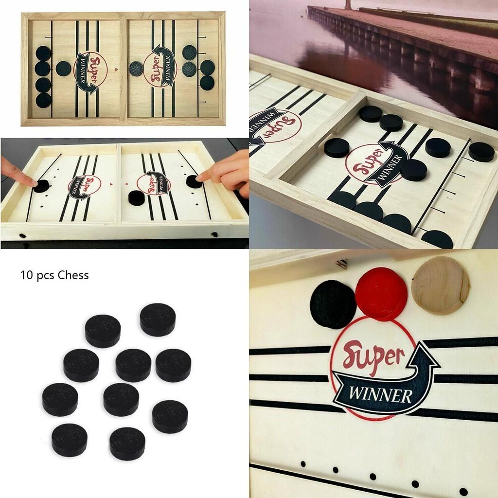 Heyecan Verici Çocuklar İçin Hızlı Sling Puck Oyunu Kazanan Masa Oyunu İnteraktif Aile Toplantıları İçin