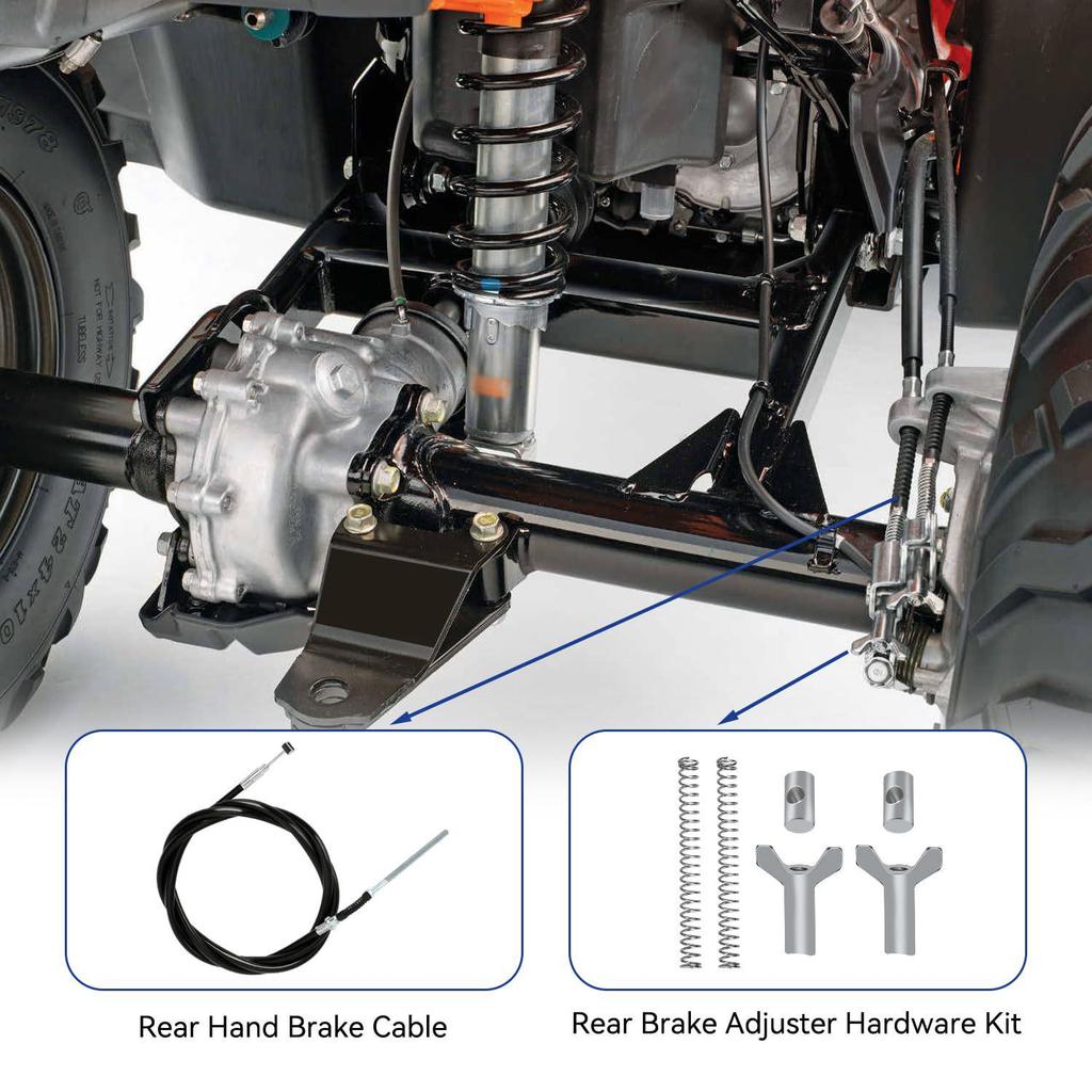 Handbrake Cable for Fourtrax 300, Rancher, Foreman 400, and Rubicon 500