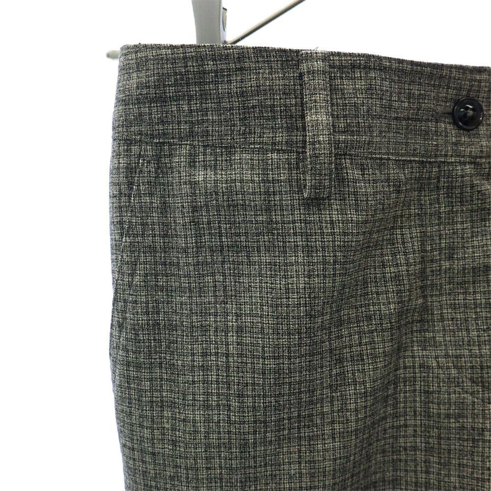 Kiton Check Slacks Pants 38 Gray Women Used