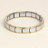 9mm Modular Stainless Steel Bracelet Square Elastic Hand Chain Italian Chain Link Bracelet  Jewelry