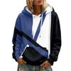 Felpa da donna con cappuccio, manica lunga, stampa floreale, con e tasche, per abbigliamento casual