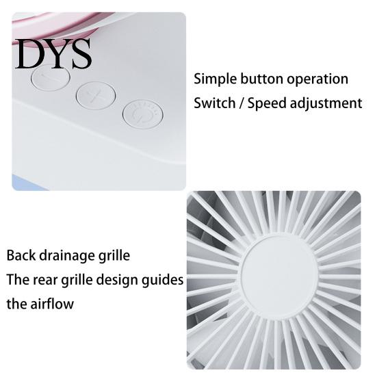 Desktop Airflow Fan for Kitchen Portable Fan, USB Rechargeable Personal Cooling with Adjustable Travel Airflow, Quiet Air Circulator Office Dormitory