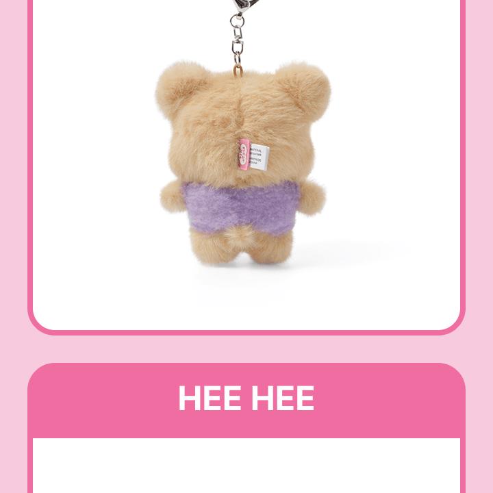 ILLIT [2° Anniversario del Debut : [DEARLIT] Portachiavi Peluche MD Ufficiale