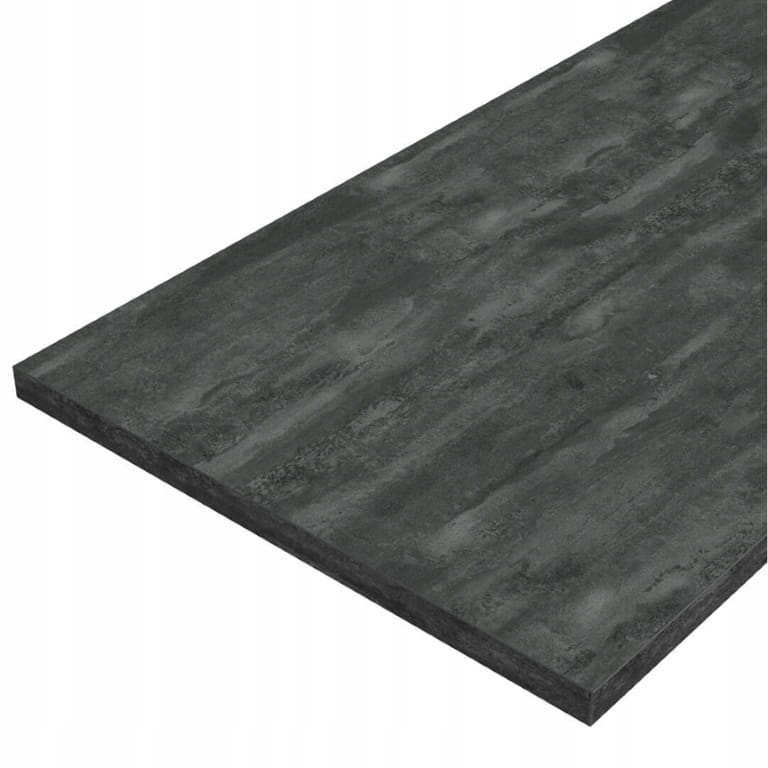 Universal bathroom countertop 60x46cm Black concrete laminated furniture board