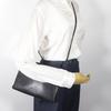 CELINE trio Shoulder Bag black leather Women Used