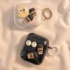 Airpods 1 /2 Generation Earphone Case Coffee Big Eyes Cookies Cute Wind Airpods Pro Buckle 3