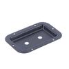 1/2Pcs Black Steel Recessed Speaker Jack Plate Connector For Dish Board Stage Loudspeaker Diy Accessories