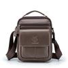First Layer Cowhide Men's Shoulder Bag New Crossbody European American Leather Small