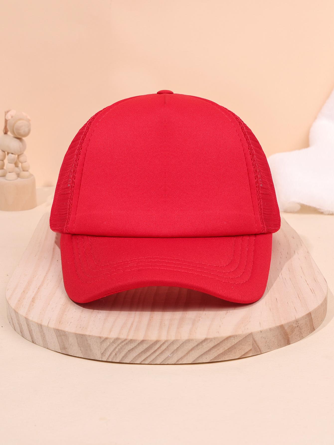 Sponge Mesh Hat Printing Free Sample, Advertising Hat, Breathable Sunscreen Sun Hat Source красный