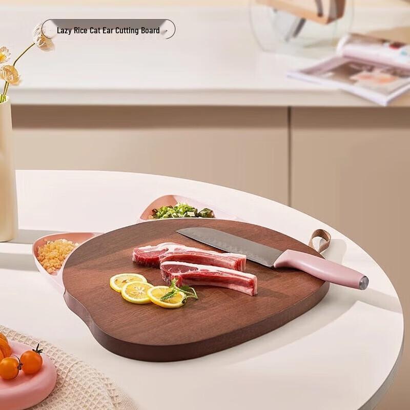 Lanmi Wenge Wood Cat Ear Cutting Board