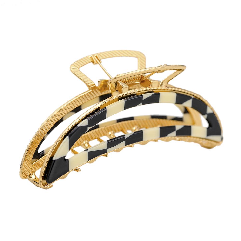 2023 Black and White Decorative Headdress Student Hairpin Temperament Women's Fashion Hairpin