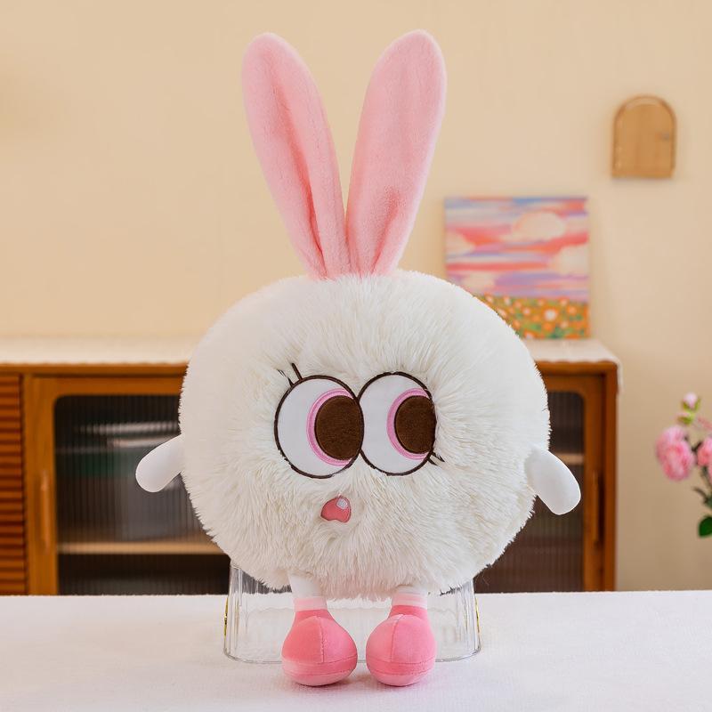 Little Monster Doll Rabbit Pillow Cross-border Foreign Trade Plush Toy Cartoon Sleeping Pillow Birthday Gift For Women