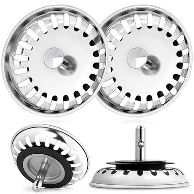 80/82/84mm Spülbecken-Sieb Abflussstopfen Waschbecken-Abflussfilter Haarfänger Stöpsel Kanalisations-Abflusssieb Küchenspülbecken-Zubehör