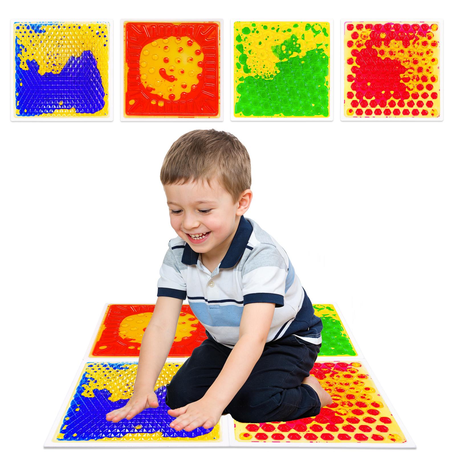 

High Elastic Textured Floor Mat Sensory Anti Fall Buffer Mat Campus Safe Activity Floor Mat разноцветный