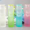 400ML Glass Water Bottle Sport Outdoor Camping Hydration Kettle Cup BPA Free