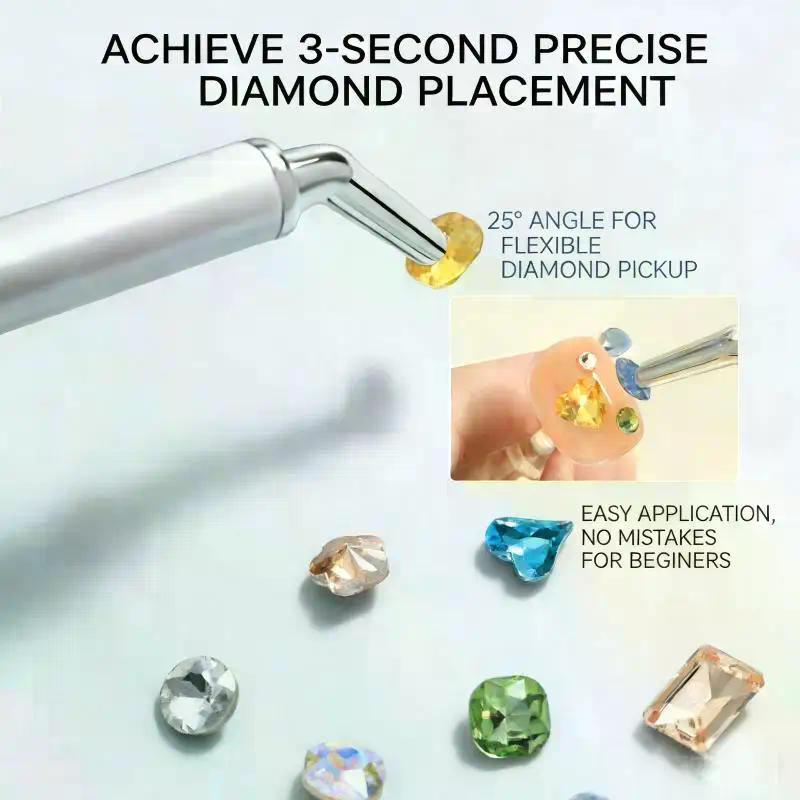 Nails Picker Dotting Pen For Manicure Double Head Point Drill Pen Dot Painting Point Pen Rhinestone Picker DIY Decoration Tool