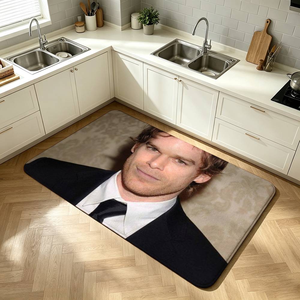Dexter Morgan Shower Room Absorbent Small Floor Mat Soft Comfortable Decorative Foot Mat