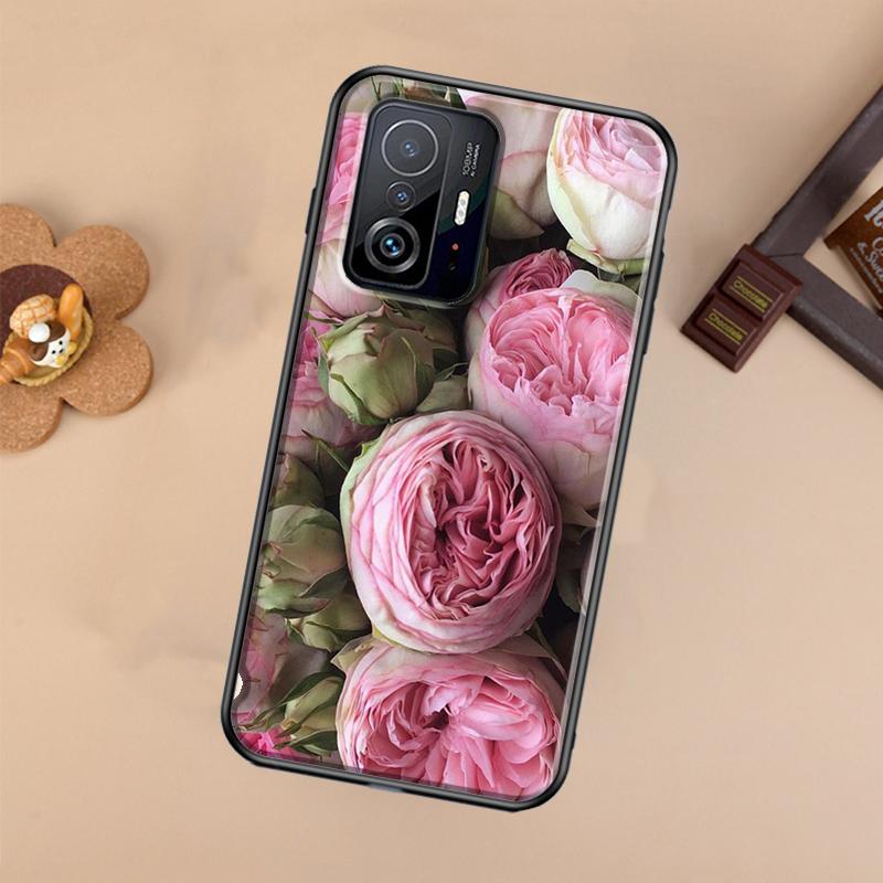 Peonies Beautiful Flower Case For Xiaomi 13 14 Ultra 11T 12T 13T 14T Pro POCO X7 Pro X3 X5 X6 F3 F5 F6 M6 Pro Cover