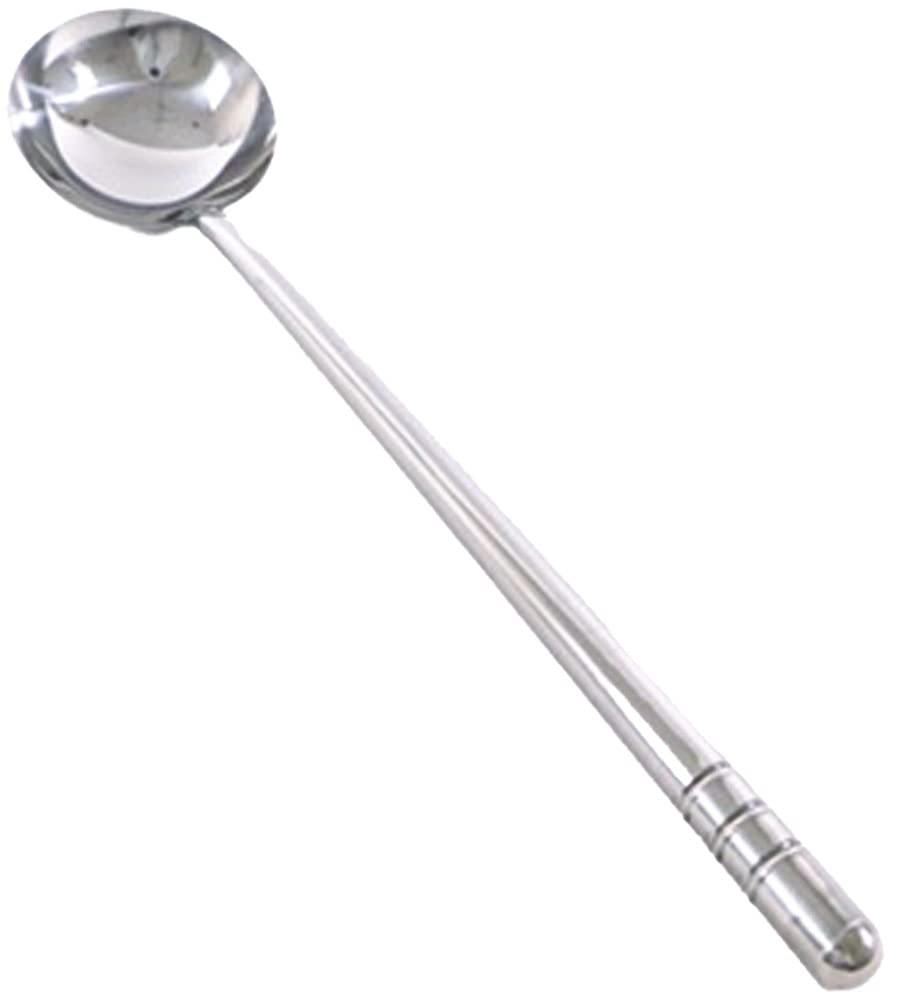 Kanda KD Nerezový vnější průměr 12 x Délka rukojeti Vyrobeno se sdílenou rukojetí Komerční 050085 Naběračka, Ocel, 36,5 cm, Japonsko, Trubka, Použití, Čínský,