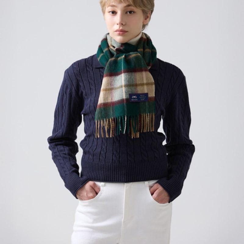 ABRAHAM MOON Merino Wool Muffler 25cm - Winchester Bottle