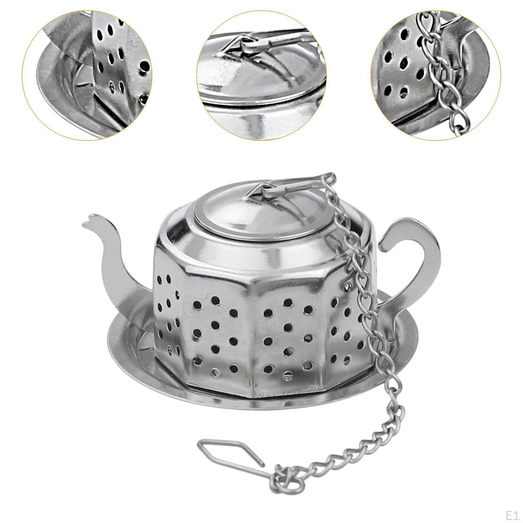 Tea Infuser Strainer Multipurpose Portable Steeper Basket Loose Leaf for Household